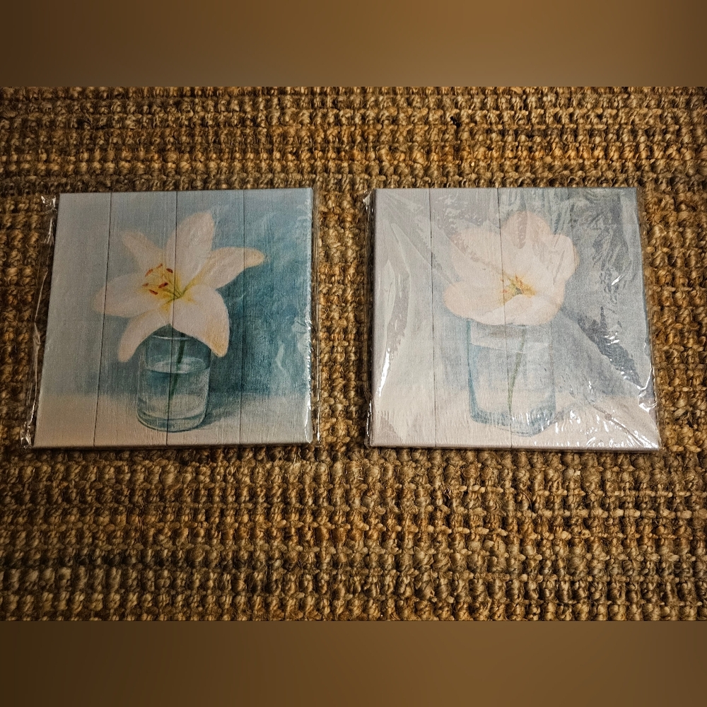 Floral Canvas Wall Art Set